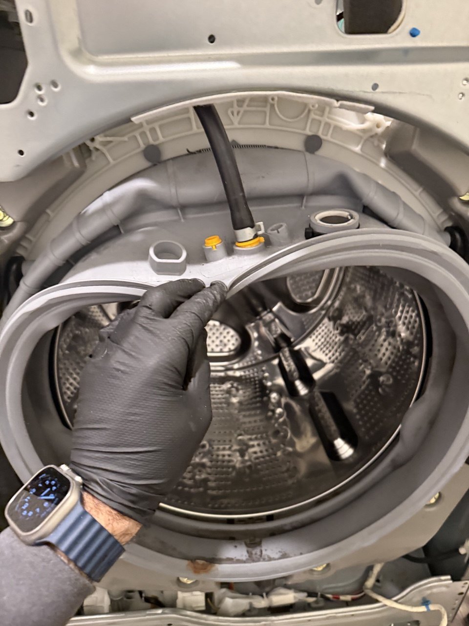 Laundry appliance service background